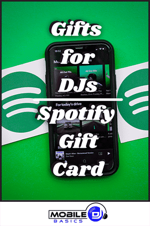 Gifts for DJs - Spotify Gift Card