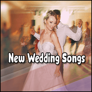 A couple dancing to new wedding songs.