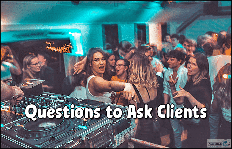 Questions to ask before a wedding dance