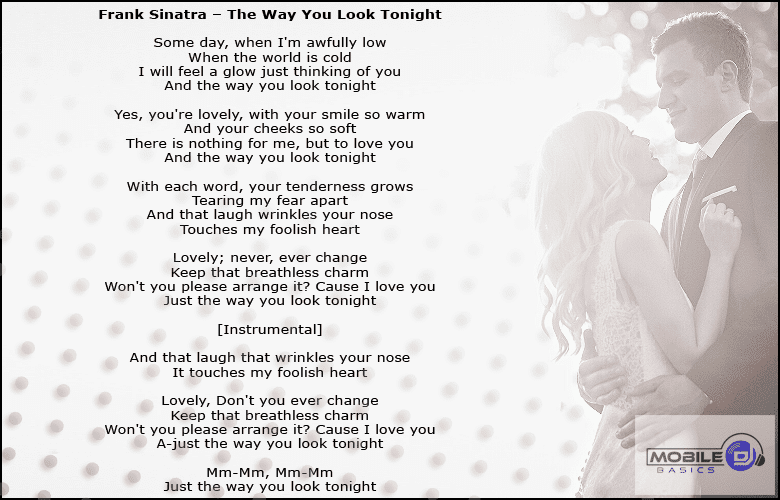 Best Wedding Love Songs - Frank Sinatra – The Way You Look Tonight