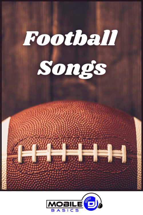 Song lists for football fans Pin