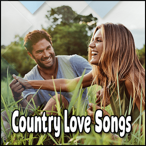 A couple enjoying country love songs in a field.