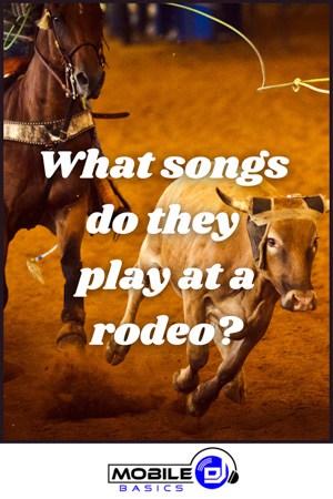 What songs do they play at the rodeo