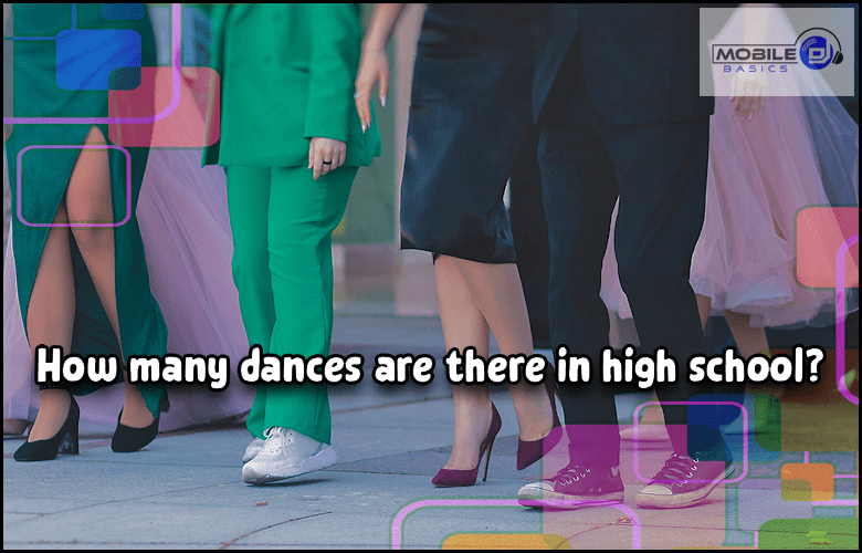 How many dances are there in high school