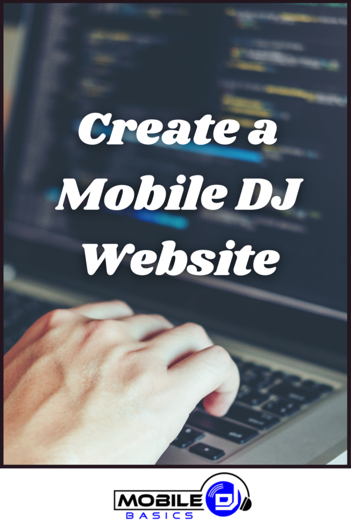 Create a mobile DJ website.