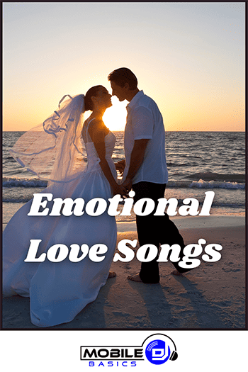 emotional love songs - wedding.
