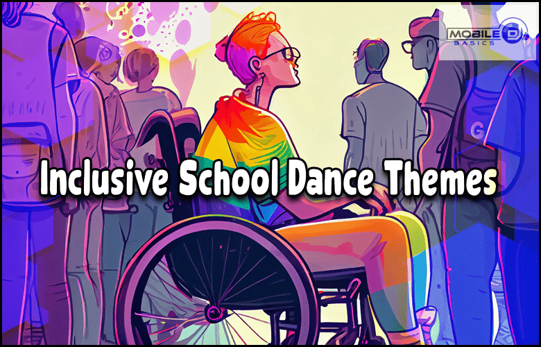 A person in a wheel chair participating in an inclusive school dance.