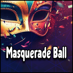 A festive and enchanting event where guests wear masks and indulge in a mesmerizing Masquerade Ball experience.