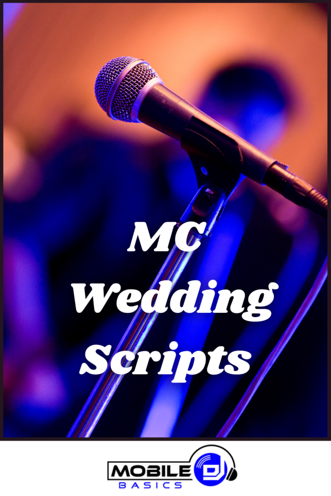 MC wedding scripts - screenshot for Master of Ceremony Wedding Scripts.