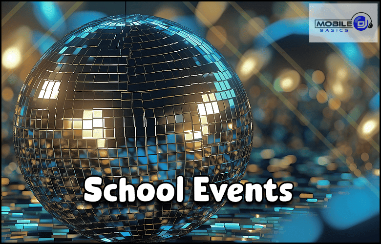 A disco ball for school events.