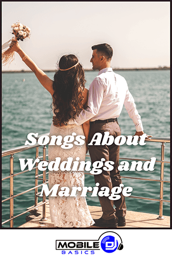 Wedding anthems and marital melodies.