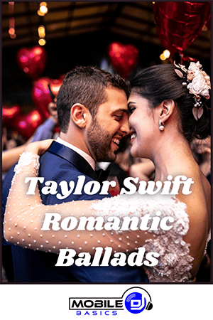 Taylor Swift's enchanting melodies create the perfect ambiance for a romantic wedding celebration.